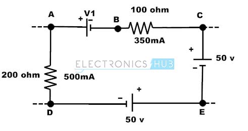 Kirchoffs电压法的示例