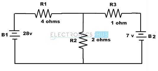 Kirchoffs电压法的示例